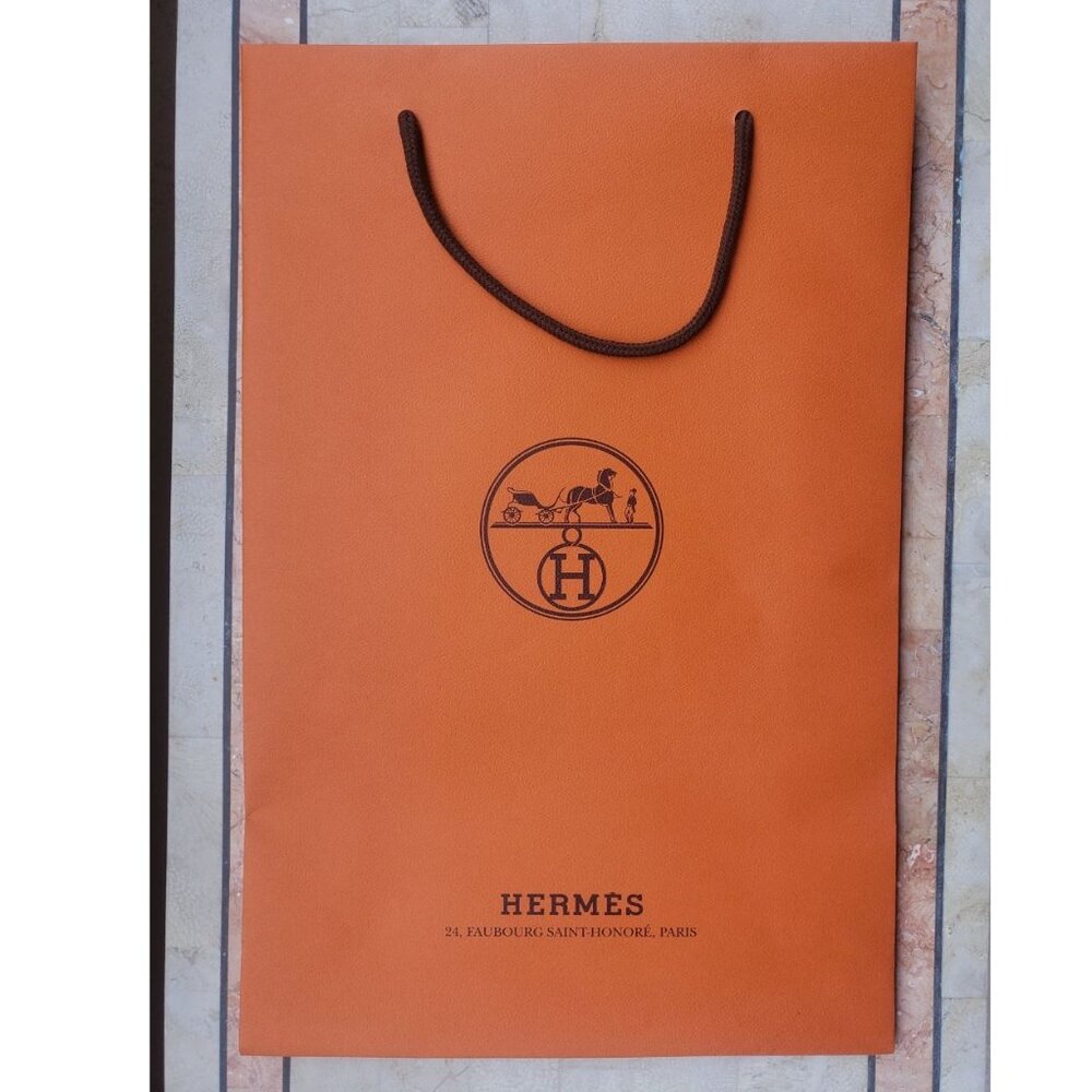 Hermes Paper shopping bag Gift Bag